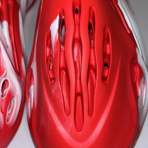 EVA Foam Runner MX Vermilion Red Bone White New Unbranded size 12 - Picture 10 of 16